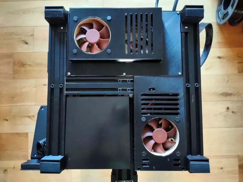 CR-6 SE 80mmファン用マザーボードおよびPSUカバーセット