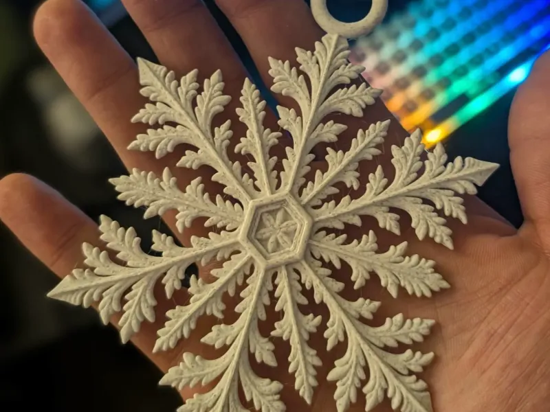 Conjunto de Decoração de Parede e Enfeites de Floco de Neve