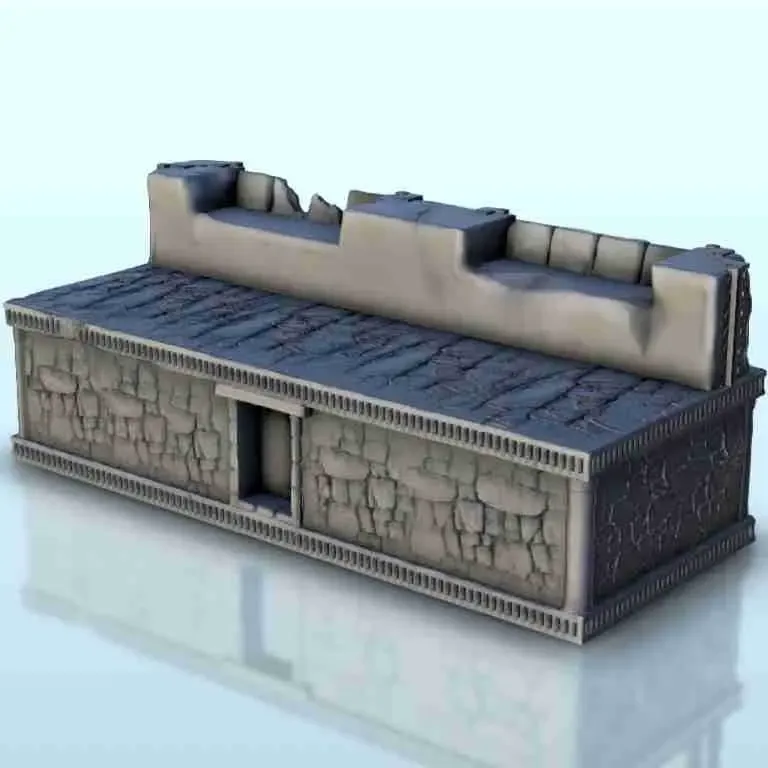Caserma mesoamericana 5 - miniature warhammer terrain scene