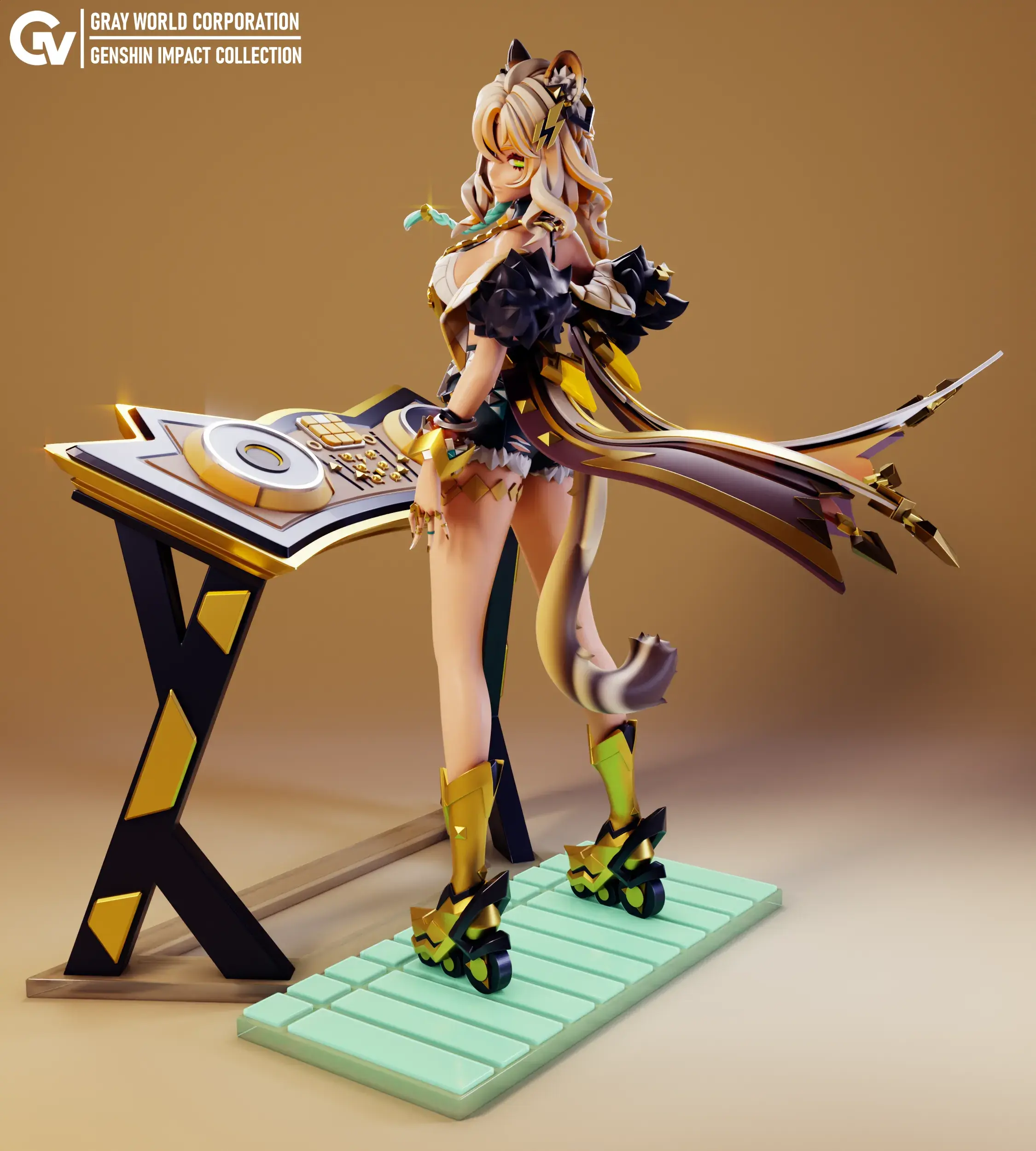 Characters & CreaturesSTL 다운로드 -Xilonen | Genshin Impact