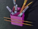 SIMPLE SQUARE DESK ORGANIZER - SMALL TOOL HOLDER-2