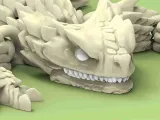 Articulated lizard armadillo for 3D printing | STL-2