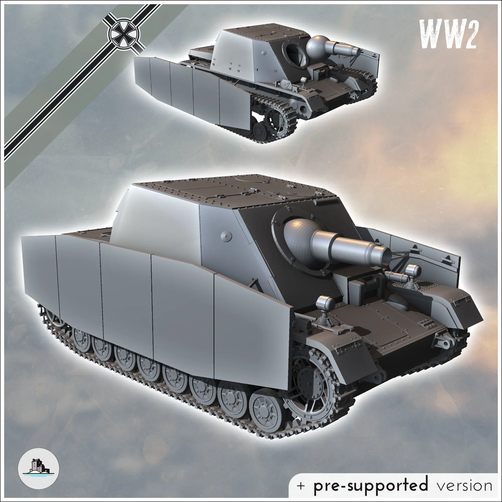 Deutsche WW2 Fahrzeuge Pack Nr. 2 (Panzer IV und Varianten) - ww