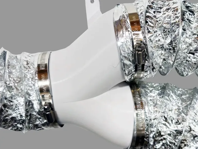 4" duct reducer and splitter