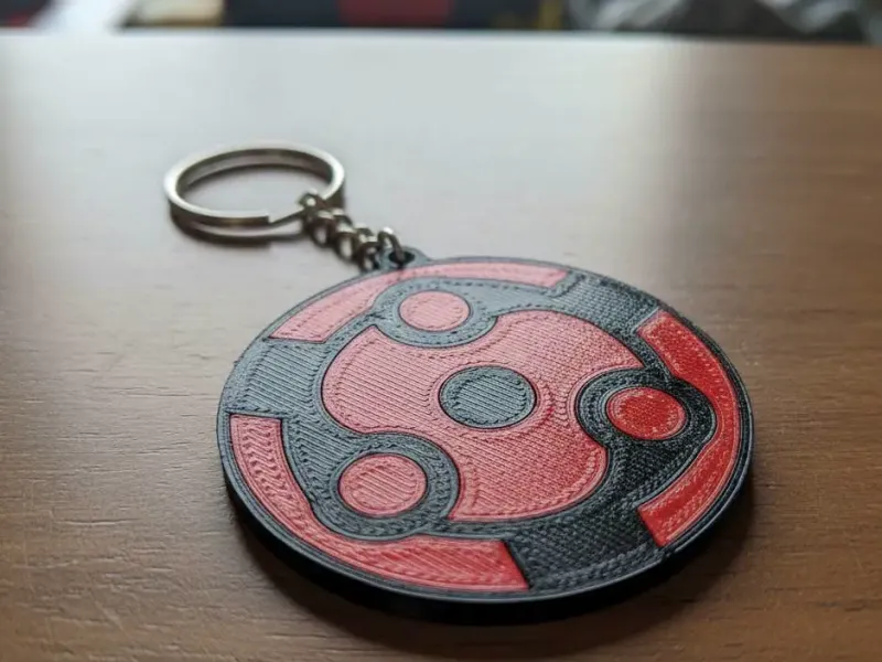 PORTE-CLÉS MANGEKYOU SHARINGAN MADARA - 3DLABMEX
