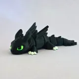 Articulated Dragon toothless Night Fury Cute Flexi