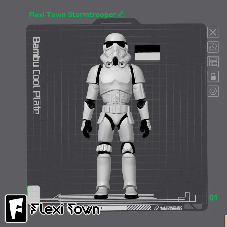 Flexi Print-in-Place Stormtrooper