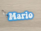 Llavero nombre Mario divertido.-0