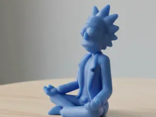 Rick Sanchez Meditating