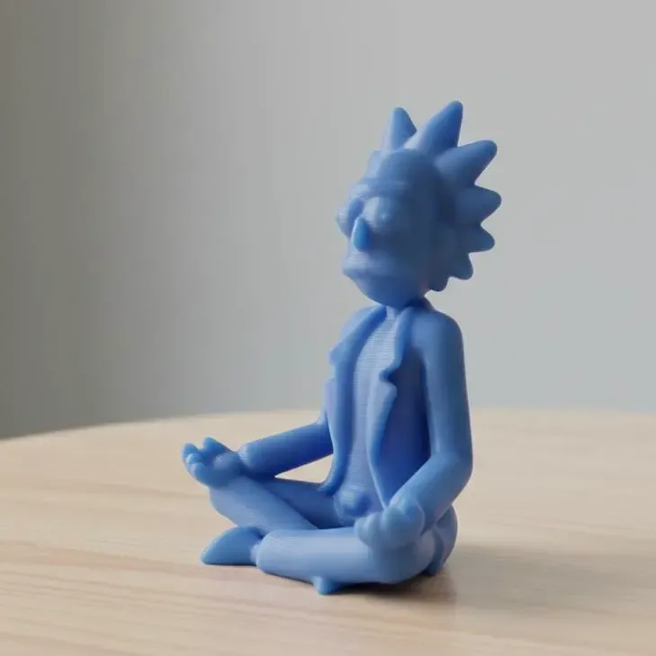 Rick Sanchez Meditating