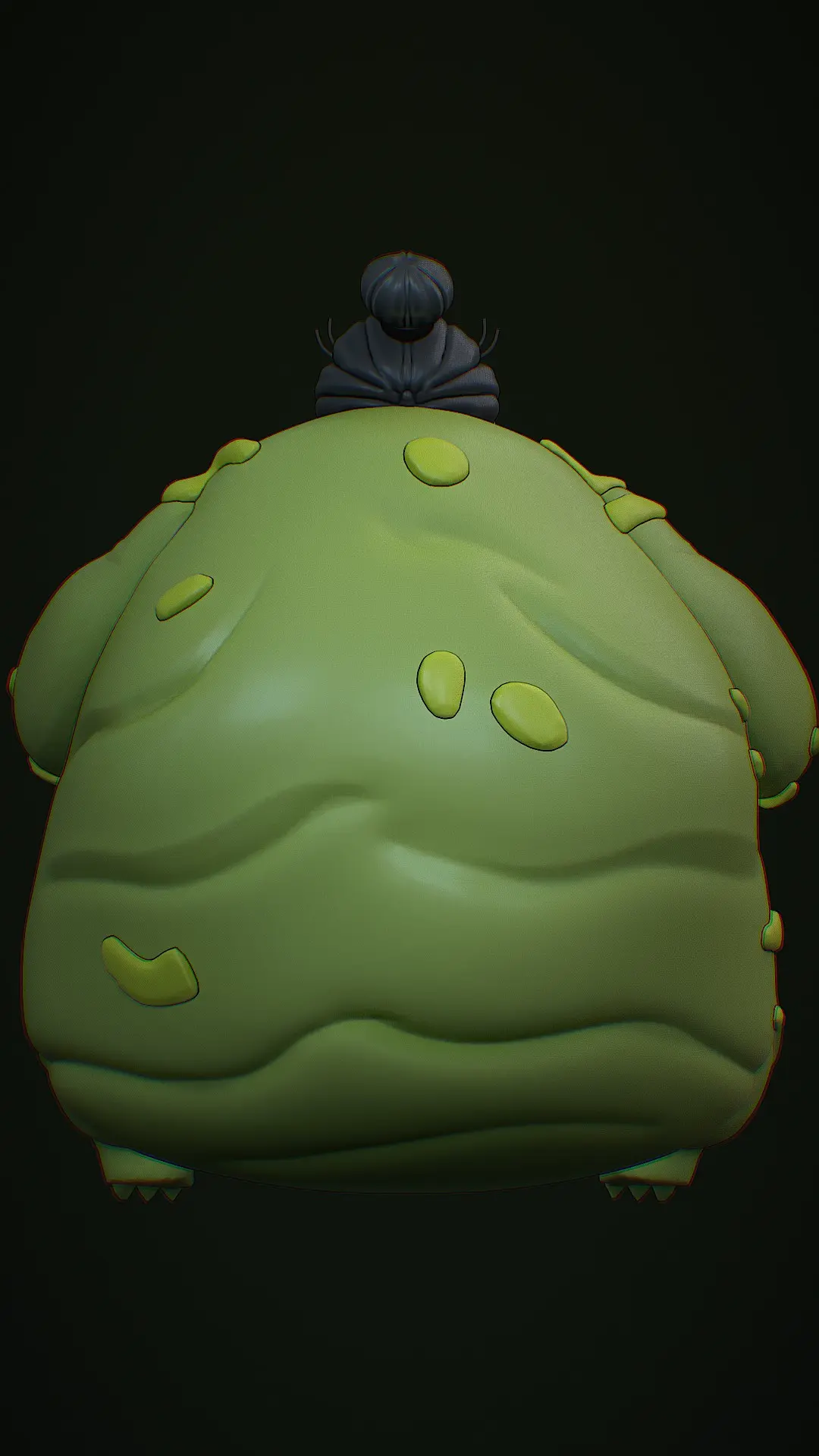 Po Kong 3D Model - Jackie Chan Adventures Villain 