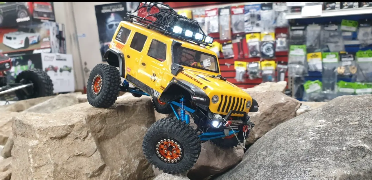 SCX24 Winch Guide With Rear Servo Box
