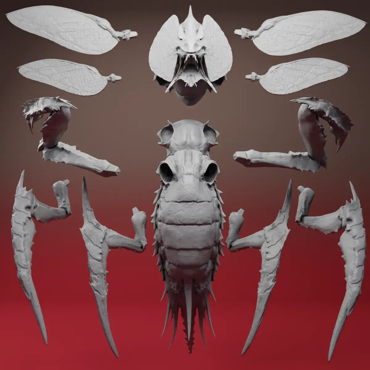 TERMINID STALKER | HELLDIVER 2 | 3D PRINTABLE FIGURINE