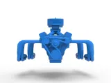 Engine V16 Scale 1:25-2