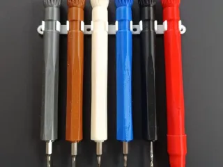 Handle for 4mm screwdriver bits