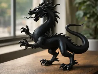 Shadowcoil Dragon Model