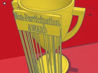 Non-participation trophy