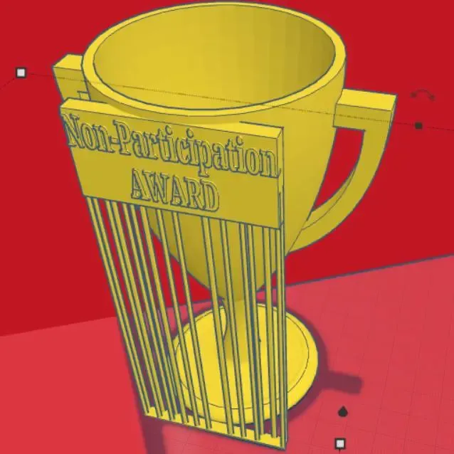 Non-participation trophy