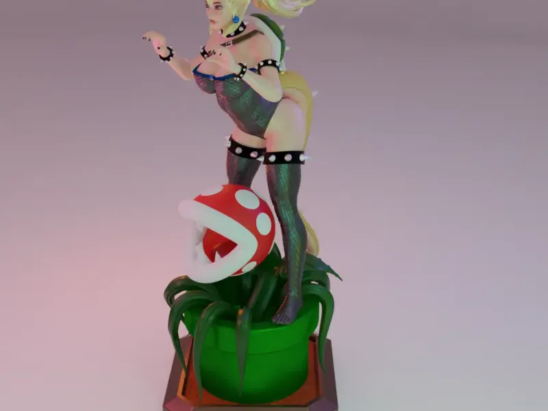 Super Mario Bowsette (Parodie feminină Bowser)