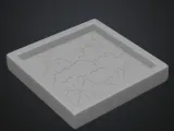 geometric square coaster-0