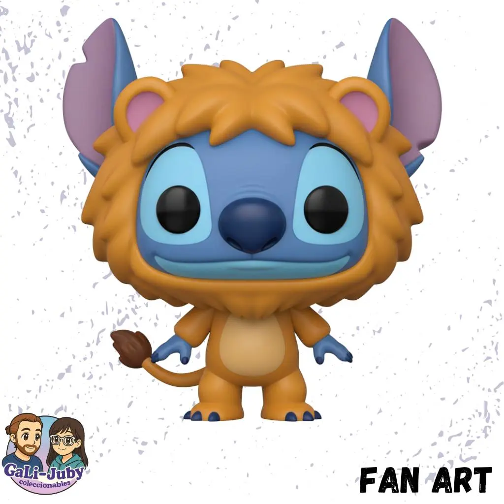 Funko Pop Fan Art Stitch Lion