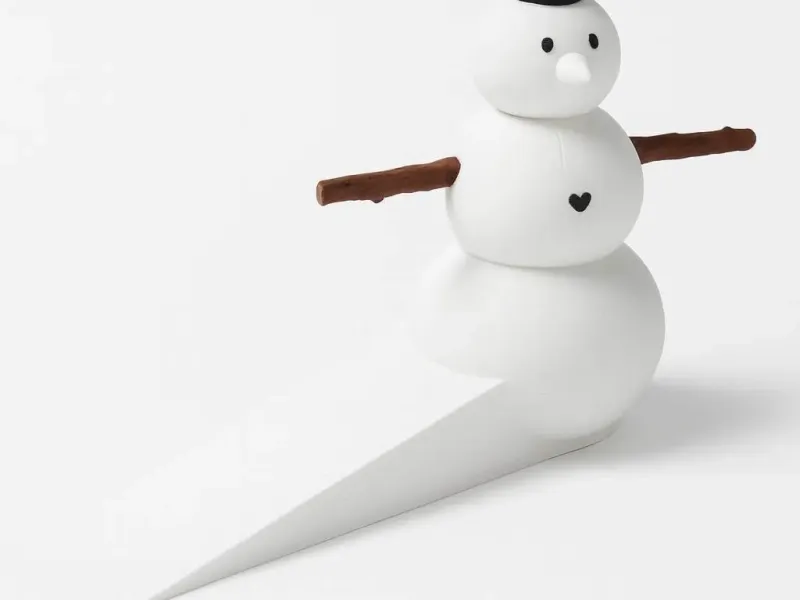 Holiday Snowman DoorStop