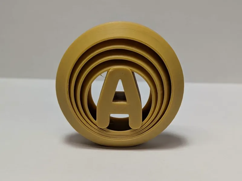 Circle Letter A Fidget (3 Sizes)