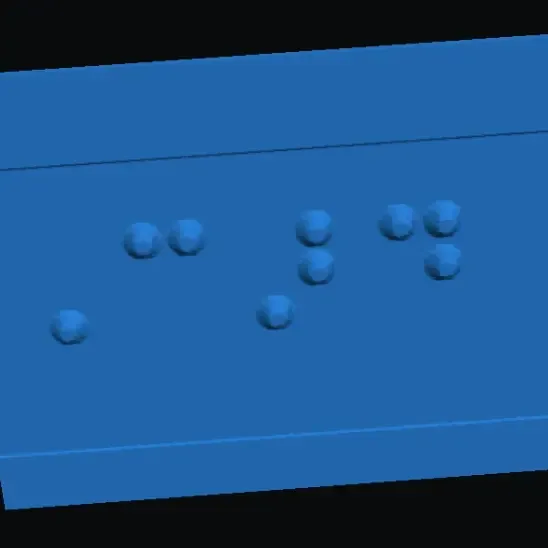 CARD BRAILLE CODE 2 