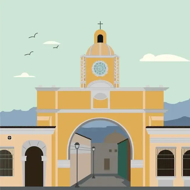 Arco de Santa Catalina, Antigua Guatemala, Sacatepéquez, Gua
