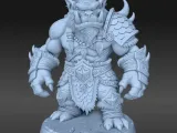 Tabletop Figur Boss Orc ❤️-3