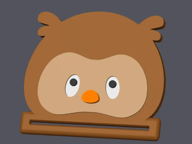 Owl Head - Farm Animals - Toothpaste Squeezer