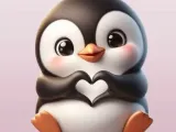 penguin heart-0