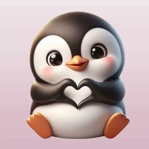 penguin heart