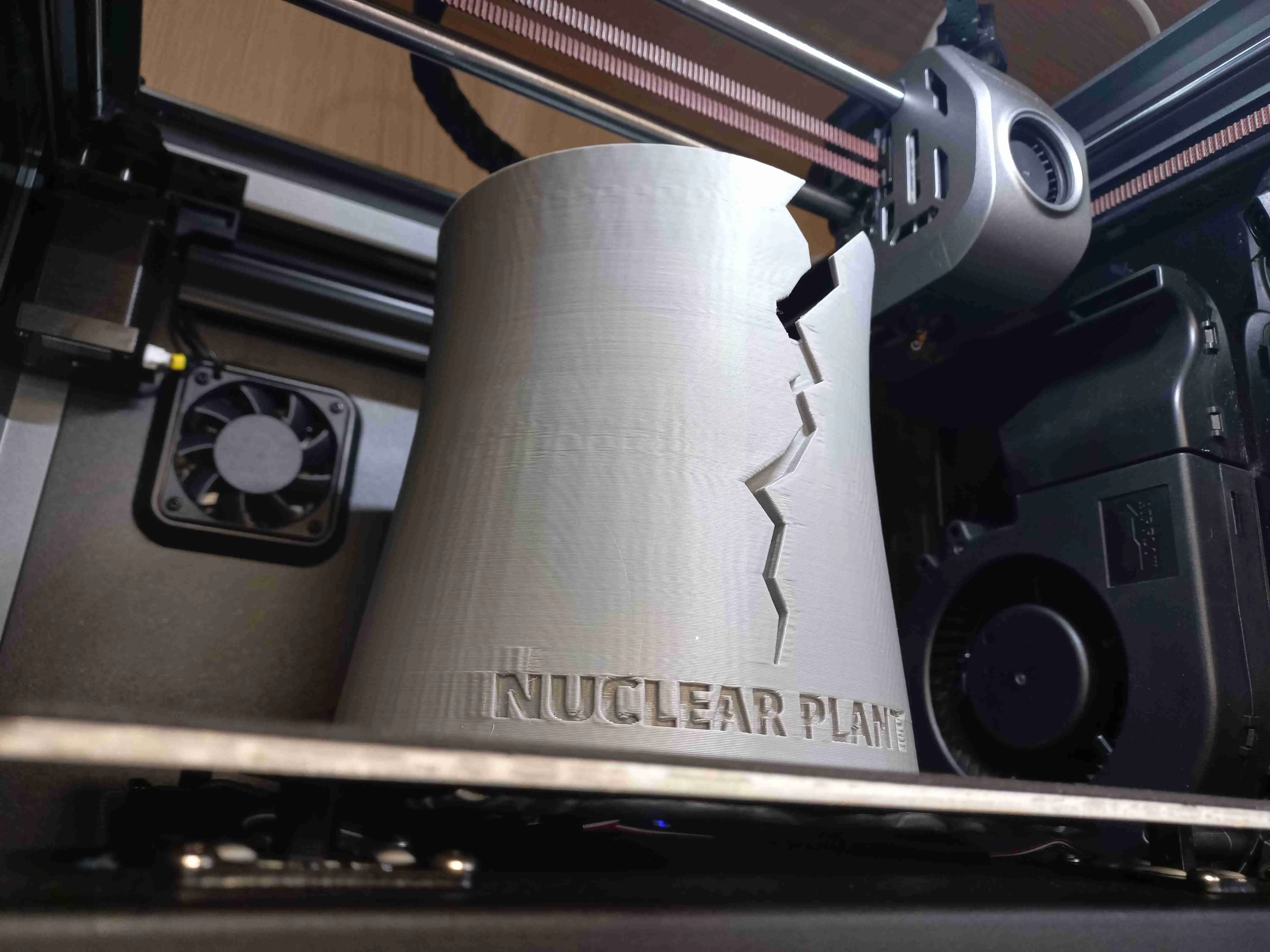 Nuclear Power Plant Vase Pot