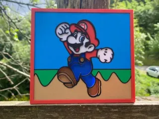 Super Mario Shadow Box