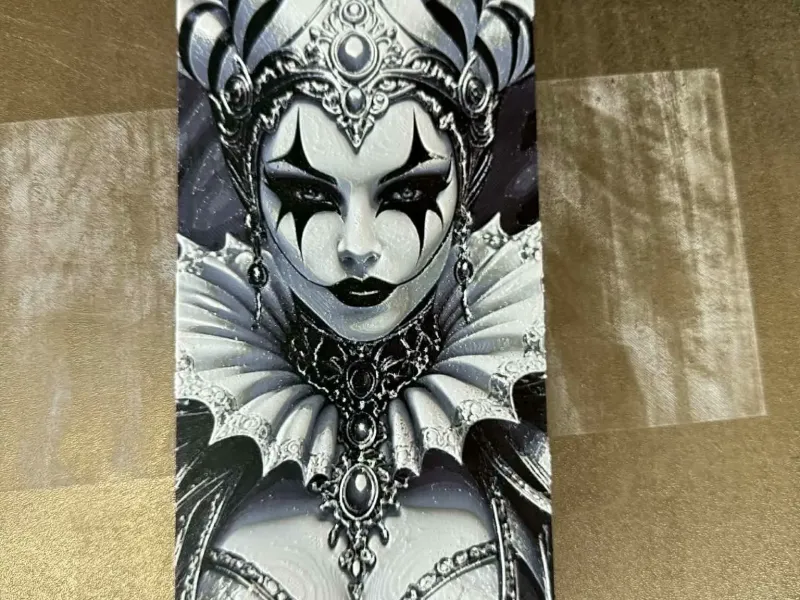 SciFi Female Clown Hueforge