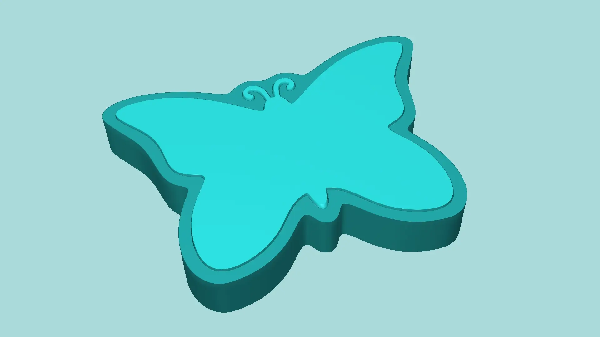 Butterfly 01 Mold - Silicon Maker Template