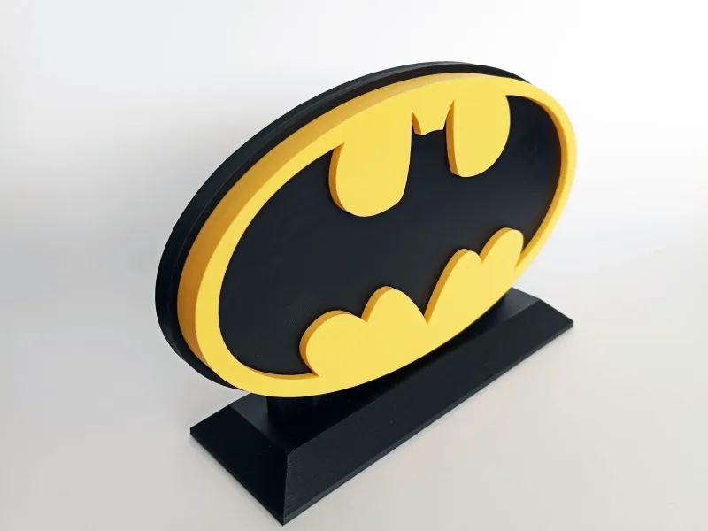 Logo 3D Batman - DC Comics