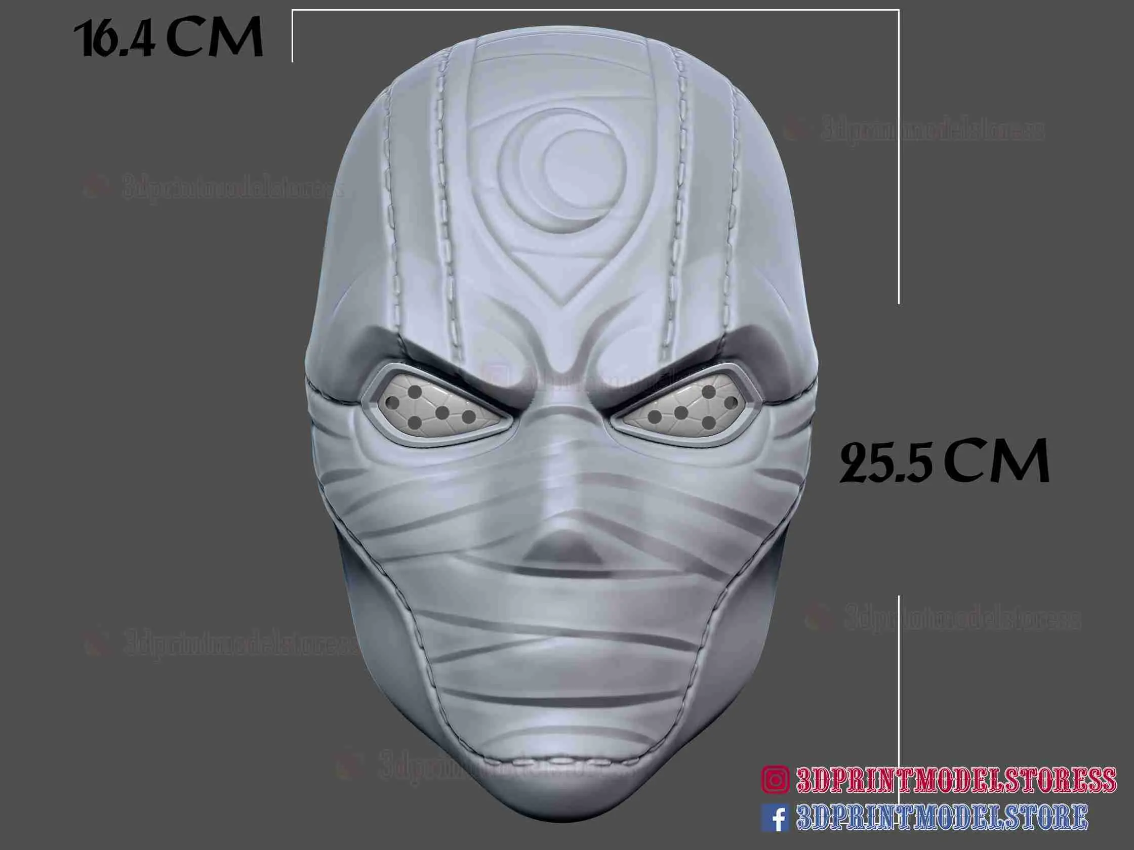 Moon Knight Mask - Marvel Comics Cosplay - Halloween Costume