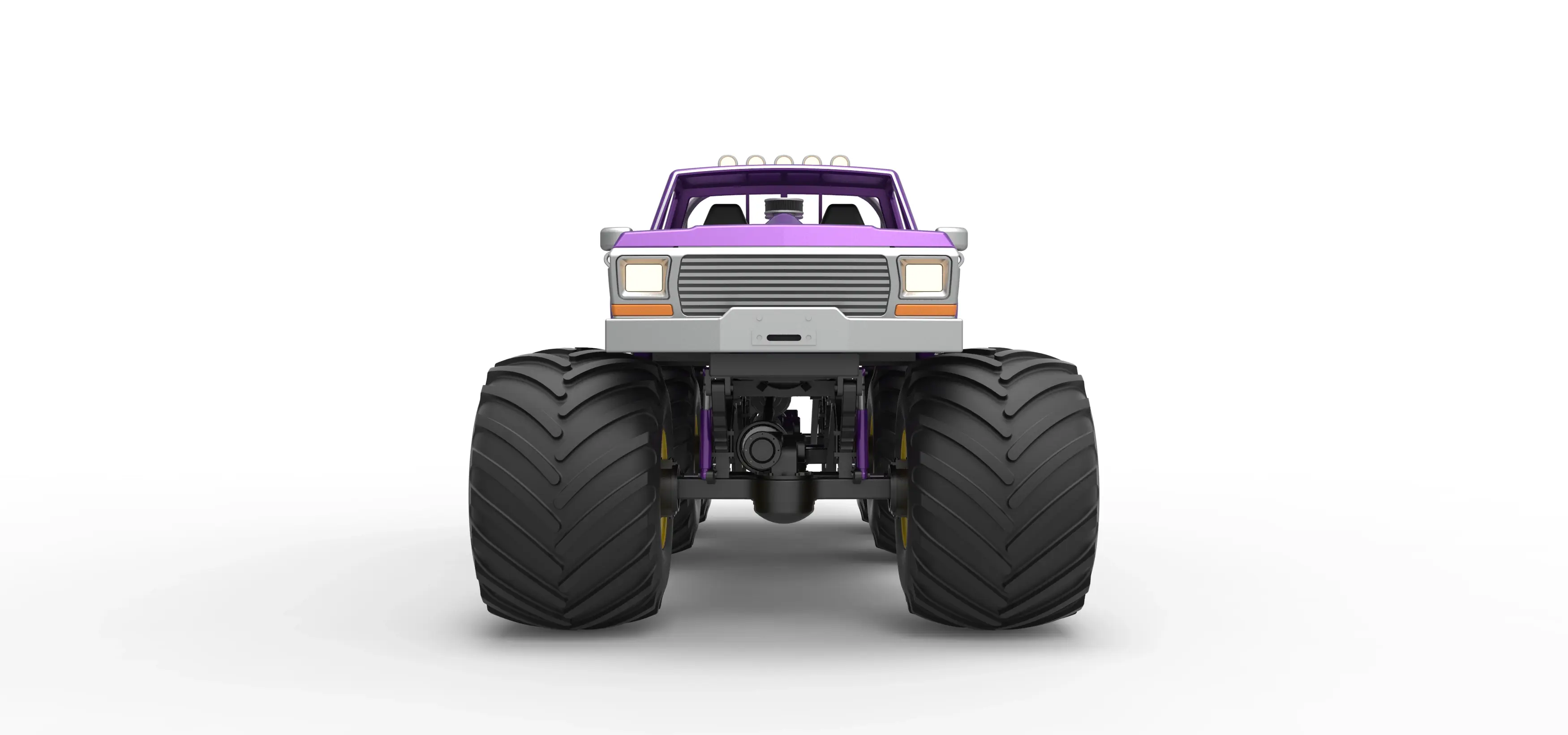 Monster Truck 6x6 concept Version 2 Scale 1:25