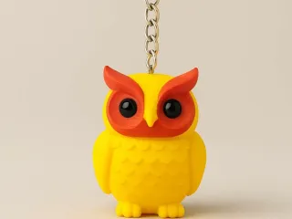 Cute Owl Keychain