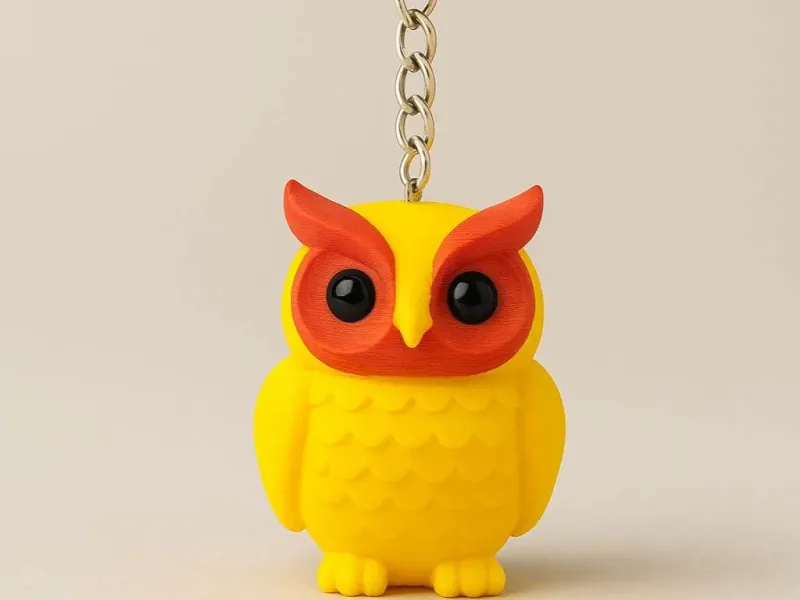 Cute Owl Keychain