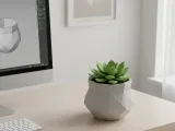 Flowerpot Low poly 3-1