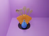Portautensili Peacock-2