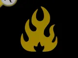 Simple Flame Symbol - 2D Art-0
