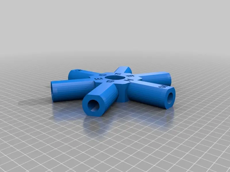 Connettori a cupola geodetica 8V per tubi in PVC da 1