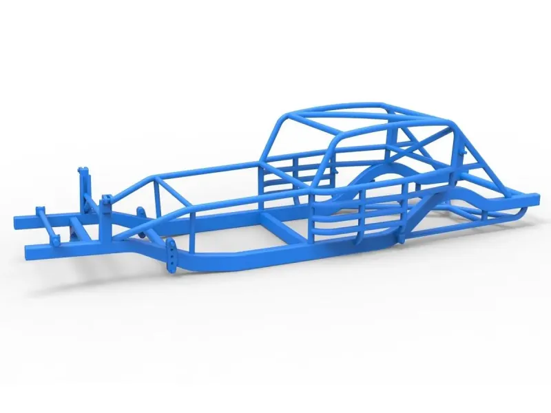 Frame of Vintage Asphalt Modified stock car Scale 1:25