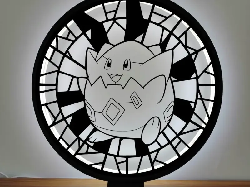 🌟💡 Togepi Ring Lamp