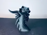 Dragon flower hat decor-2