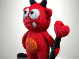 Knitted Cute love Devil-4